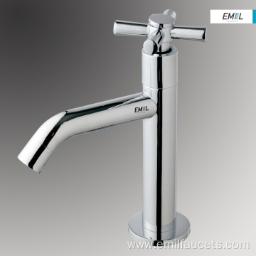 Basin bath swivel time delay faucet